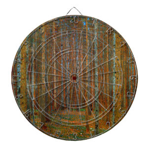 Gustav Klimt - Tannenwald Dennenbos Dartbord