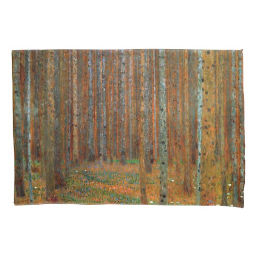 Gustav Klimt - Tannenwald Dennenbos Kussensloop (Voorkant)