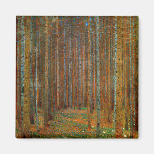 Gustav Klimt - Tannenwald Pijnbos Magneet