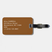 Gustav Klimt - Tannenwald Pine Forest Bagagelabel (Achterkant horizontaal)