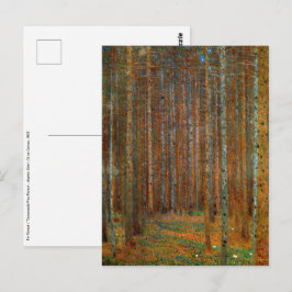 Gustav Klimt - Tannenwald Pine Forest Briefkaart