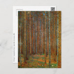 Gustav Klimt - Tannenwald Pine Forest Briefkaart<br><div class="desc">Fir Forest / Tannenwald Pine Forest - Gustav Klimt,  Oil on Canvas,  1902</div>