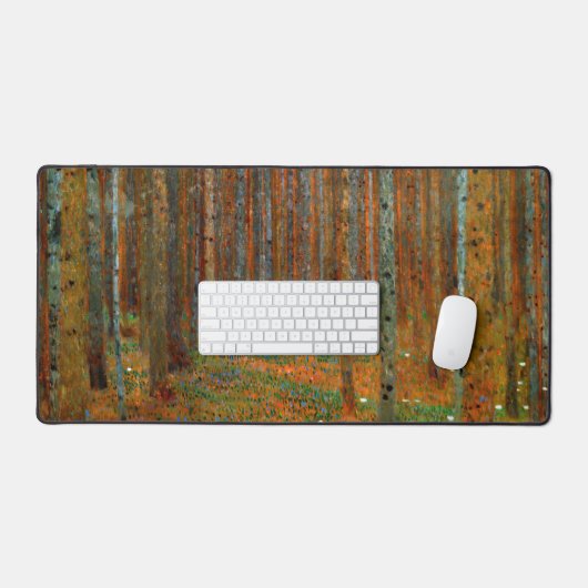 Gustav Klimt - Tannenwald Pine Forest Bureaumat (Keyboard & Muis)