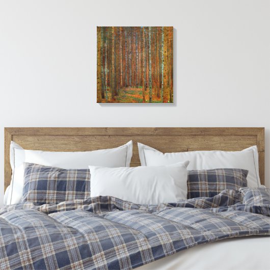 Gustav Klimt - Tannenwald Pine Forest Canvas Afdruk (Insitu (Slaapkamer))