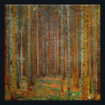 Gustav Klimt - Tannenwald Pine Forest Foto Afdruk<br><div class="desc">Fir Forest / Tannenwald Pine Forest - Gustav Klimt,  Oil on Canvas,  1902</div>