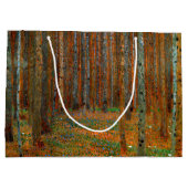 Gustav Klimt - Tannenwald Pine Forest Groot Cadeauzakje (Achterkant)