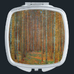 Gustav Klimt - Tannenwald Pine Forest Handtas Spiegeltje<br><div class="desc">Fir Forest / Tannenwald Pine Forest - Gustav Klimt,  Oil on Canvas,  1902</div>