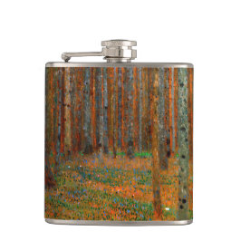 Gustav Klimt - Tannenwald Pine Forest Heupfles