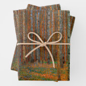 Gustav Klimt - Tannenwald Pine Forest Inpakpapier Vel (In situ)