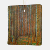 Gustav Klimt - Tannenwald Pine Forest Keramisch Ornament (Links)