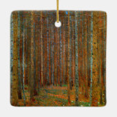 Gustav Klimt - Tannenwald Pine Forest Keramisch Ornament (Achterkant)