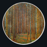 Gustav Klimt - Tannenwald Pine Forest Keramische Knop<br><div class="desc">Fir Forest / Tannenwald Pine Forest - Gustav Klimt,  Oil on Canvas,  1902</div>