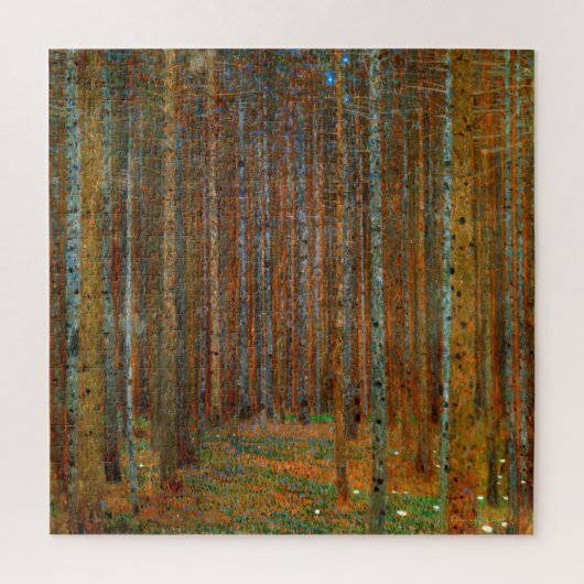 Gustav Klimt - Tannenwald Pine Forest Legpuzzel (Verticaal)