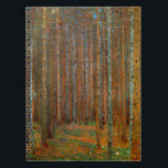 Gustav Klimt - Tannenwald Pine Forest Notitieboek<br><div class="desc">Fir Forest / Tannenwald Pine Forest - Gustav Klimt,  Oil on Canvas,  1902</div>