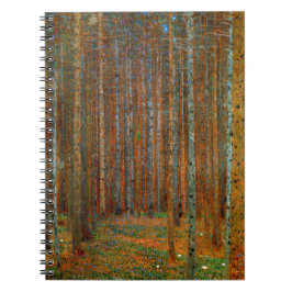 Gustav Klimt - Tannenwald Pine Forest Notitieboek