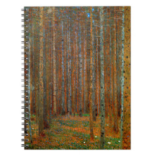 Gustav Klimt - Tannenwald Pine Forest Notitieboek