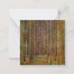 Gustav Klimt - Tannenwald Pine Forest Notitiekaartje<br><div class="desc">Fir Forest / Tannenwald Pine Forest - Gustav Klimt,  Oil on Canvas,  1902</div>