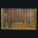 Gustav Klimt - Tannenwald Pine Forest Plaatskaart Houder<br><div class="desc">Fir Forest / Tannenwald Pine Forest - Gustav Klimt,  Oil on Canvas,  1902</div>