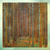 Gustav Klimt - Tannenwald Pine Forest Raamsticker (Vel 3)