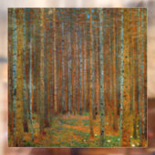 Gustav Klimt - Tannenwald Pine Forest Raamsticker (Vel 2)