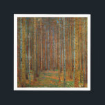 Gustav Klimt - Tannenwald Pine Forest Servet<br><div class="desc">Fir Forest / Tannenwald Pine Forest - Gustav Klimt,  Oil on Canvas,  1902</div>