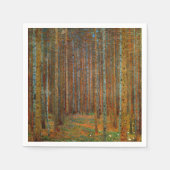 Gustav Klimt - Tannenwald Pine Forest Servet (Voorkant)