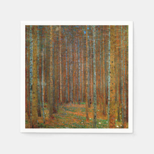 Gustav Klimt - Tannenwald Pine Forest Servet