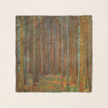 Gustav Klimt - Tannenwald Pine Forest Sjaal<br><div class="desc">Fir Forest / Tannenwald Pine Forest - Gustav Klimt,  Oil on Canvas,  1902</div>