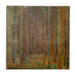 Gustav Klimt - Tannenwald Pine Forest Tegeltje<br><div class="desc">Fir Forest / Tannenwald Pine Forest - Gustav Klimt,  Oil on Canvas,  1902</div>