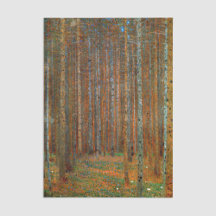 Gustav Klimt - Tannenwald Pine Forest