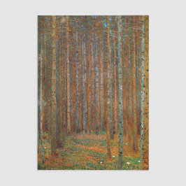 Gustav Klimt - Tannenwald Pine Forest Tissuepapier