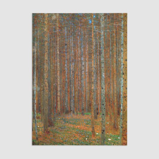 Gustav Klimt - Tannenwald Pine Forest Tissuepapier