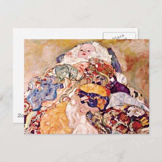 Gustav Klimt - The Baby Cradle - Newborn Briefkaart (Voorkant / Achterkant)