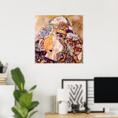 Gustav Klimt - The Baby Cradle - Newborn Poster (Thuiskantoor)