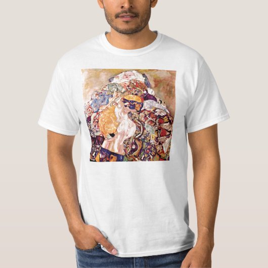 Gustav Klimt - The Baby Cradle - Newborn T-shirt (Voorkant)