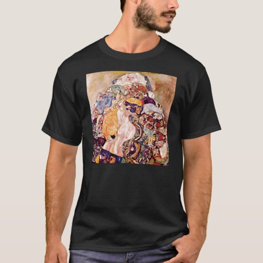 Gustav Klimt - The Baby Cradle - Newborn T-shirt (Voorkant)