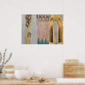 Gustav Klimt - The Beethoven Frieze, Details Poster (Keuken)