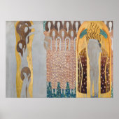 Gustav Klimt - The Beethoven Frieze, Details Poster (Voorkant)