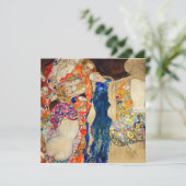 Gustav Klimt - The Bride (onafgewerkt) Bedankkaart (Staand voorkant)