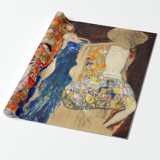 Gustav Klimt - The Bride (onafgewerkt) Cadeaupapier (Uitgerold)