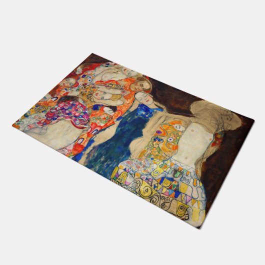 Gustav Klimt - The Bride (onafgewerkt) Deurmat (Schuin)