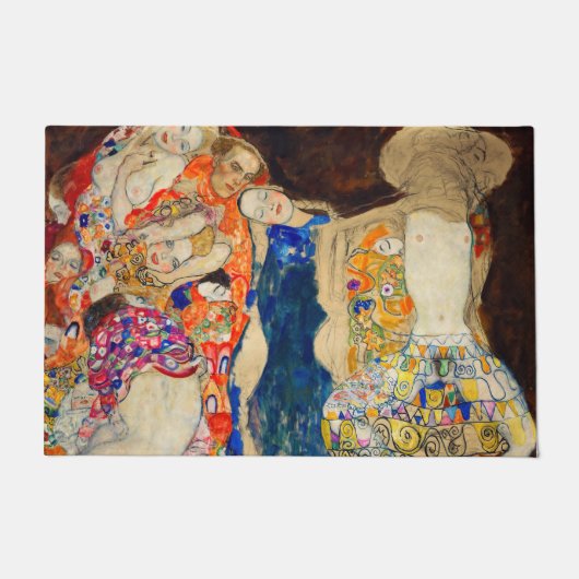 Gustav Klimt - The Bride (onafgewerkt) Deurmat (Voorkant)