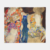 Gustav Klimt - The Bride (onafgewerkt) Fleece Deken (Voorkant (Horizontaal))