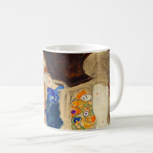 Gustav Klimt - The Bride (onafgewerkt) Koffiemok (Voorkant rechts)