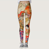 Gustav Klimt - The Bride (onafgewerkt) Leggings (Voorkant)
