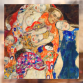 Gustav Klimt - The Bride (onafgewerkt) Raamsticker (Vel 2)
