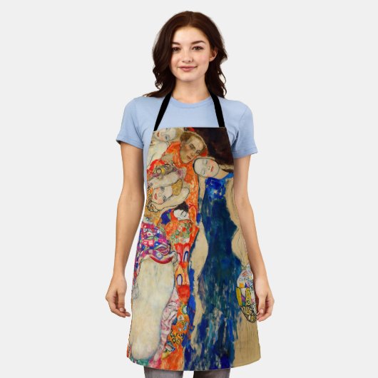 Gustav Klimt - The Bride (onafgewerkt) Schort (Gedragen)