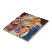 Gustav Klimt - The Bride (onafgewerkt) Tegeltje (Zijkant)