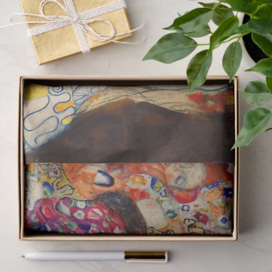 Gustav Klimt - The Bride (onafgewerkt) Tissuepapier (Geschenk)