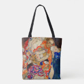 Gustav Klimt - The Bride (onafgewerkt) Tote Bag (Achterkant)